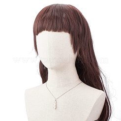 Ожерелья с подвесками из натуральных драгоценных камней NJEW-JN03870