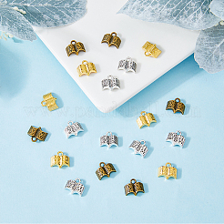 150本3色合金チャーム  本  ミックスカラー  11x12x3.5mm  穴：2mm  50個/カラー&nbsp;FIND-DC0001-95