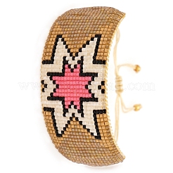 Bracelet tressé en perles de verre miyuki&nbsp;BJEW-A121-63D