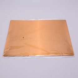 Autocollant laser auto-adhésif en pvc imperméable a4, pour papier bricolage carte artisanale, rectangle, or, 29.8x21 cm
