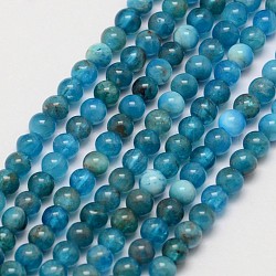 Natürliche Apatit Perlen Stränge, Runde, 4~4.6 mm, Bohrung: 1 mm, ca. 93 Stk. / Strang, 6.10'' (15.5 cm)