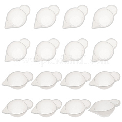 Силиконовые разделительные чашки с антипригарным покрытием, чашки для смешивания, мини мерные стаканчики, для смешивания заливочной эпоксидной смолы, инструменты для изготовления эпоксидной смолы своими руками, белые, 6.6x4.2x1.95 см