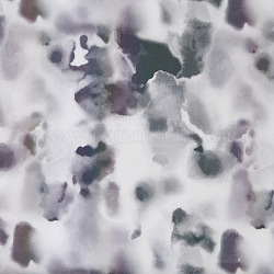 Film de transfert de chaleur tpu, pour accessoires de vêtement, rectangle avec motif imprimé léopard, grises , 305x250mm