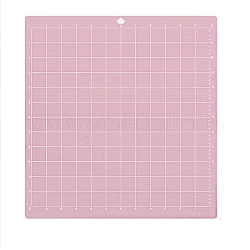 Tapete de corte cuadrado de pvc, tabla de cortar, para el arte artesanal, rosa brumosa, 35.6x33 cm