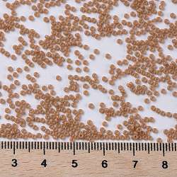 Miyuki runde Rocailles Perlen, japanische Saatperlen, (rr4457) duracoat gefärbte opake Zeder, 15/0, 1.5 mm, Bohrung: 0.7 mm, über 5555pcs / Flasche, 10 g / Flasche