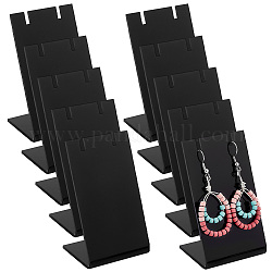 PH PandaHall 10pcs Earrings Holder Organizer, Single Pair L-Shape Jewelry Displays Stand Showcase Earrings Display for Jewelry Dangling Slant Back Display Props Show Retail Store Marketing 1.3x1.7x3inch