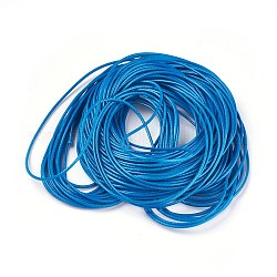 Koreanisch gewachst Polyesterkorde, Verdeck blau, 1 mm, ca. 16.4 Yard (15m)/Beutel
