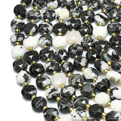 Природные австралия зебра яшма бусы пряди G-C116-A60-02-1