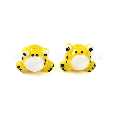 Бусы лэмпворк ручной работы LAMP-P066-07D-1