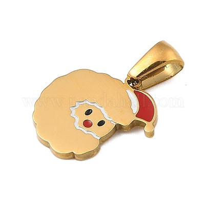 Подвески из нержавеющей стали 304 на рождественскую тематику STAS-R007-01C-G-1