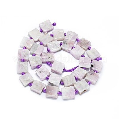 Природные кунцит бисер нитей G-F725-25-1