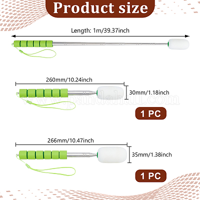 2 шт. 2 вида телескопической силиконовой губчатой щетки&nbsp;TOOL-UN0001-55-1