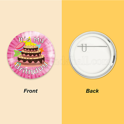 Брошь из белой жести JEWB-WH0012-021-1