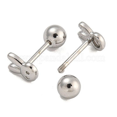 Серьги-хрящи из нержавеющей стали 304 EJEW-B066-01D-P-1