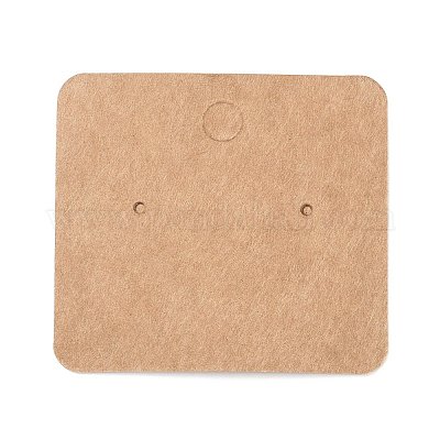 Пустые карточки для демонстрации сережек из крафт-бумаги CDIS-G005-05-1