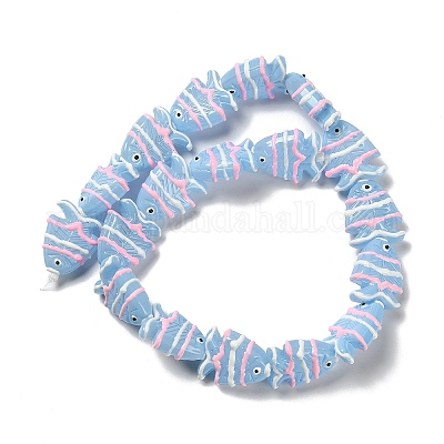 Выпечка окрашенные стеклянные бусины LAMP-I032-01D-1