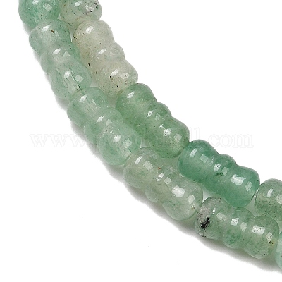 Естественный зеленый авантюрин бисер нитей G-P595-A01-01-1