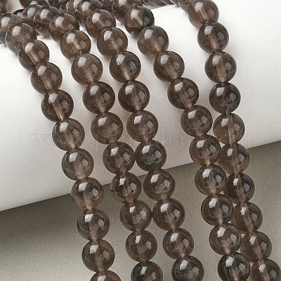 Натуральные ледяные обсидиановые бусинки G-P590-A01-8mm-01-1