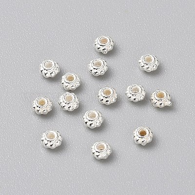 925 шарики стерлингового серебра&nbsp;STER-WH0019-29A-1