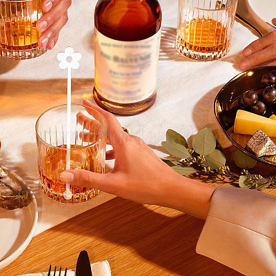 30 шт. 3 стильные прозрачные акриловые палочки для перемешивания TACR-NB0001-30C-1