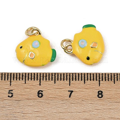 Латунь эмаль подвески KK-I358-004G-1