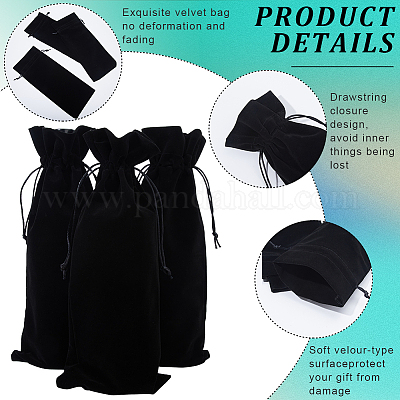 4 шт. бархатные мешочки для упаковки винных бутылок ABAG-BBC0001-13D-1