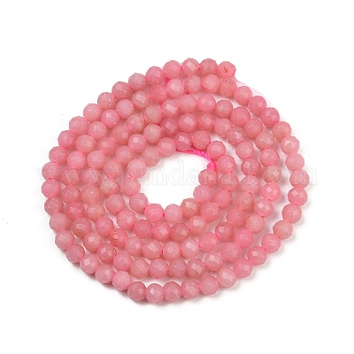 Натуральный розовый опал бусы пряди G-F806-A01-3mm-1