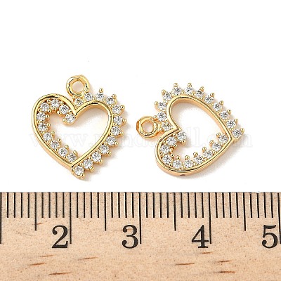 Латунные микро проложить кубического циркония подвески KK-D373-01D-G-1