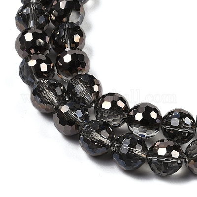 Прозрачные стеклянные бусины гальваническим пряди EGLA-N002-31-H08-1