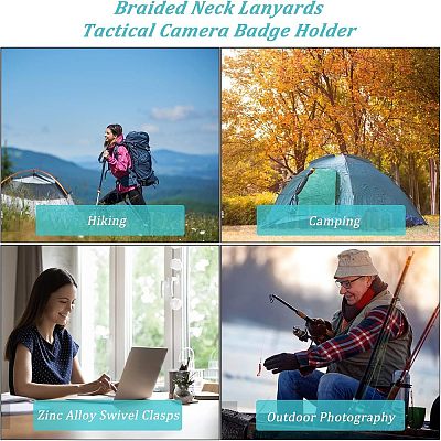 5 шт. 5-х цветные плетеные шнурки на шею из полипропиленового волокна AJEW-NB0003-55-1