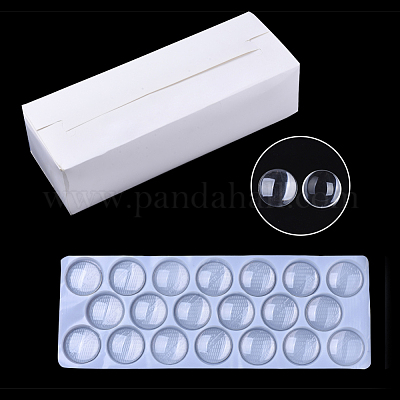 Прозрачные стеклянные кабошоны GGLA-R026-40mm-B-1