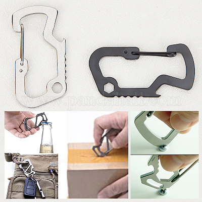 12 шт. 2-х стильная фурнитура для брелока из нержавеющей стали STAS-UN0020-69-1