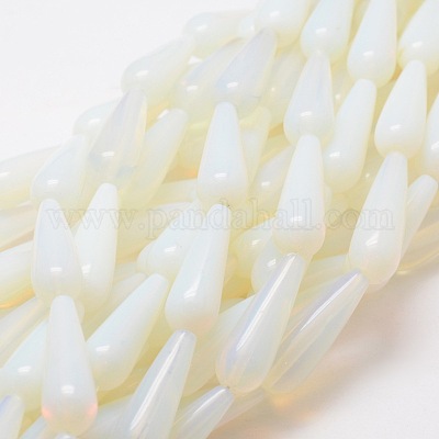 Бусы из опалита в форме капли G-E329-27-1