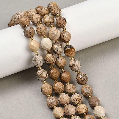 Естественного изображения яшмы бисер нитей G-N342-149I-11-1