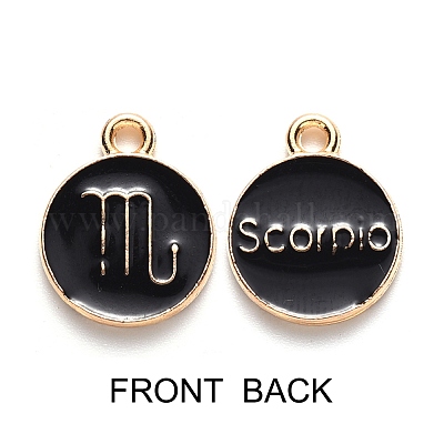 Подвески из эмали и сплава ENAM-SZ0001-28C-L-1