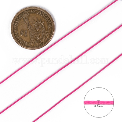 Вощеный шнур полиэстера YC-0.5mm-151-1