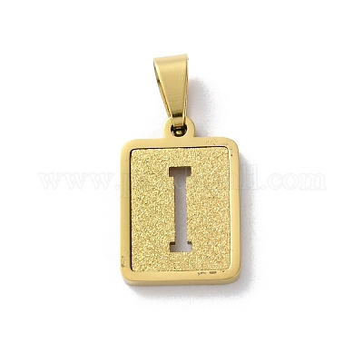 Подвески-алфавиты из нержавеющей стали 304 STAS-S152-01G-I-1