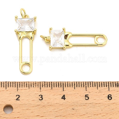 Латунные микро проложить кубического циркония подвески KK-H527-30G-1