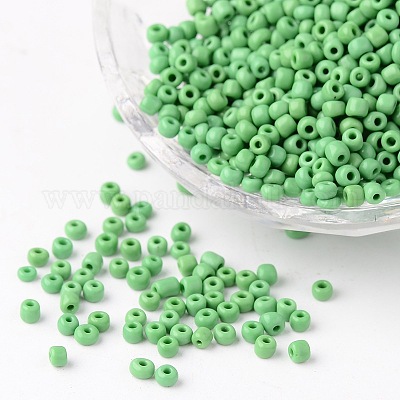 Wholesale 8/0 Opaque Colours Round Glass Seed Beads 