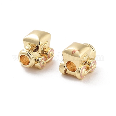 Железнодорожная стойка покрытие латунные эмалевые бусины KK-G512-07B-G-1