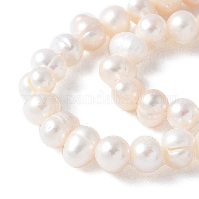 Нити из натурального культивированного пресноводного жемчуга PEAR-I007-07O-02A-1