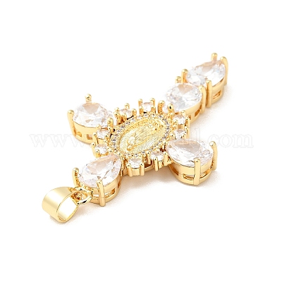Стойки обшивки латунь микро проложить Циркон подвеску X-ZIRC-I059-15G-06-1