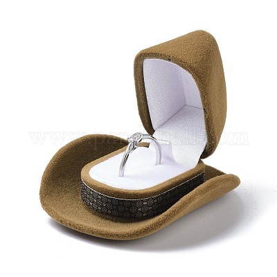 Бархат кольца коробки VBOX-F004-04-1