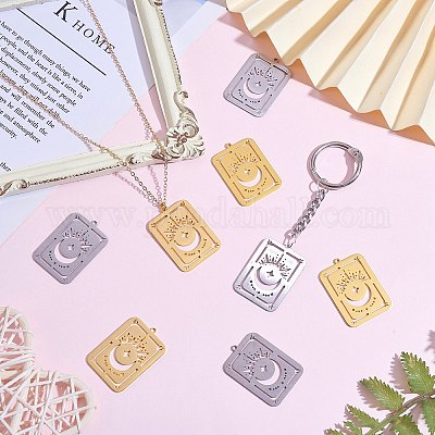 20 шт. подвески из нержавеющей стали 304 двух цветов STAS-SZ0003-11-1