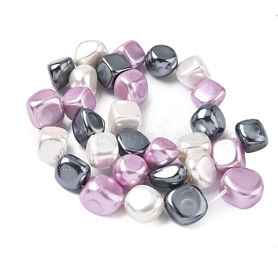 Гальванические оболочки жемчужные бусы пряди BSHE-D301-02A-1