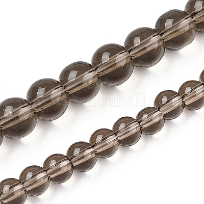 Прозрачные стеклянные бусины GLAA-T032-T8mm-02-1