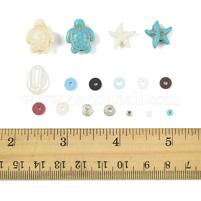 Наборы для самостоятельного изготовления бижутерии в стиле океана DIY-FS0009-75-1