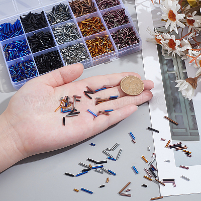 120 г 15 вида стеклянных бусин SEED-PH0002-60B-1