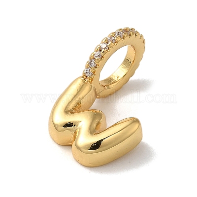 Латунные микро проложить кубического циркония подвески KK-K345-13W-G-1