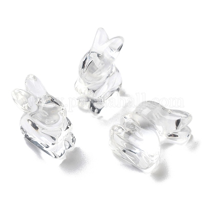 Бусины из натурального кварца с резными полуотверстиями G-K367-02G-1